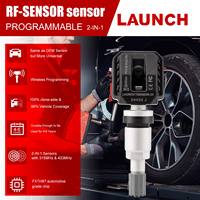 [Capteur version métal 4 pièces] LAUNCH SO599 315MHz/433MHz Outil de capteur TPMS avec écran LCD Ajustement universel Garantie 1 an