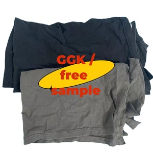 Chiffons de recyclage industriels 100 % coton, paquet de 25 kg, couleur foncée, chiffons de t-shirts - Product Image 2