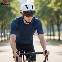 Casque de vélo anti-UV léger certifié CE avec lunettes amovibles - Protection solaire et style pour les sports de plein air et le cyclisme