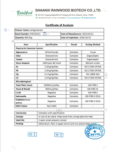 Rainwood Supply CAS 328-50-7 Ácido alfa-cetoglutárico Polvo de ácido alfa cetoglutárico - Product Image 2
