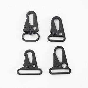 Mosquetones de aleación de zinc con hebilla de pico de águila negra, duraderos para ropa, bolsos y accesorios - Product Image 1