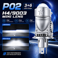 Vente en gros OEM ODM, phares à LED H4 haute puissance 90W, lentilles de projecteur, ampoules pour voiture, plug and play
