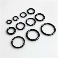 Klip Karabiner Logam Multi-Ukuran, Pengganti Alloy Vintage, Kuat, Hitam, dengan Cincin O Pegas, Dapat Dibuka, Tahan Lama
