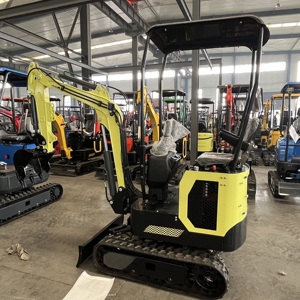 Mini-excavatrice hydraulique sur chenilles de 1 tonne à prix abordable, facile à utiliser et à entretenir - Product Image 1