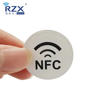 Индивидуальный Размер логотип печать наклейка цифровой NFC визитная карточка 13,56 MHz NFC 213 RFID NFC тег