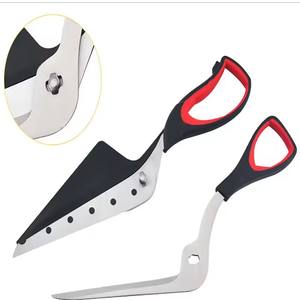 Forbici per <span class=keywords><strong>pizza</strong></span> multifunzionali Lama in acciaio inossidabile Utensili da taglio staccabili Impugnatura ergonomica Nero e rosso per cucina da ristorante - Product Image 5