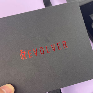 לוגו מותאם אישית יוקרה מעטפת מגנט אריזה נוקשה Vip חברות כרטיס מתנה עם סרט - Product Image 5