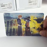 Fan personalizado y Anime colección 3D transformar tarjeta calcomanía imanes KPOP postal Lomo foto tarjeta