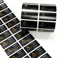Étiquettes autocollantes métalliques brillantes en rouleau avec estampage à chaud doré de luxe pour emballages de parfums, cosmétiques et flacons médicaux