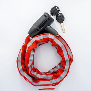 Petit cadenas en acier <span class=keywords><strong>compact</strong></span>, cadenas à clé portable pour roues et cadre de vélo - Product Image 4