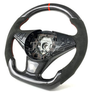 Volante de fibra de carbono de gamuza Alcantara para <span class=keywords><strong>BMW</strong></span> <span class=keywords><strong>E60</strong></span> E61 <span class=keywords><strong>M5</strong></span> E63 E64 M6 <span class=keywords><strong>interior</strong></span> de coche mejorado - Product Image 2