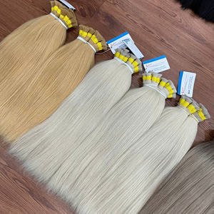 La mejor opción de producto Hueso Liso Cabello a granel 100% Extensión de cabello humano Muchos colores variados Extremos gruesos Precios muy baratos - Product Image 3