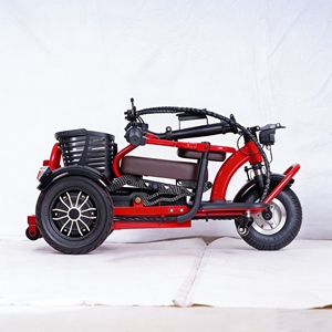 Triciclo Eléctrico <span class=keywords><strong>Plegable</strong></span> Holladay de 400W y 48V, E-<span class=keywords><strong>Trike</strong></span> Portátil para Desplazamientos Urbanos Diarios, Scooter Eléctrico de 3 Ruedas - Product Image 2