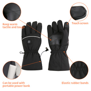 Deportes al aire libre Equitación Guantes de esquí A prueba de frío Mantenimiento del calor y a prueba de esquí Invierno a prueba de viento Guantes impermeables con calefacción USB - Product Image 5
