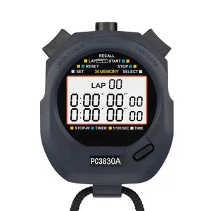 Fabricant Compteur de course Gymnastique Numérique Grand Chronomètre LCD pour l'école Chronomètre 3 Rangées 30 Souvenirs