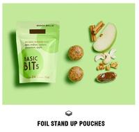 Grande pochette biodégradable écologique transparente personnalisée debout kraft à fermeture éclair refermable fermeture à glissière zip-lock sac en plastique d'emballage en poly de qualité alimentaire