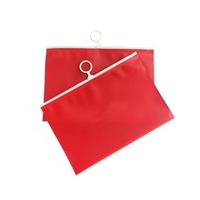 Pochette cosmétique zippée écologique réutilisable en PE/CPE avec impression en héliogravure et logo personnalisé