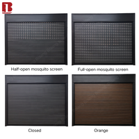 Fournisseur de portes de garage Bolang Luxury Roller Shutter Door en alliage d'aluminium, sur mesure, avec rideau lumineux, détection infrarouge et reconnaissance faciale.