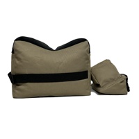 Sac de support tactique extérieur en cuir de vachette unisexe, rembourrage en sac de sable pour lunette de chasse, repose-joue de tir, sac de rangement portable pour crosse