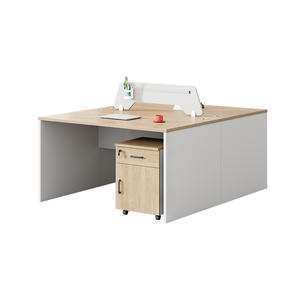 Ensemble bureau et chaise de bureau, bureau d'ordinateur simple pour employés avec chaise ergonomique pour usage professionnel - Product Image 5