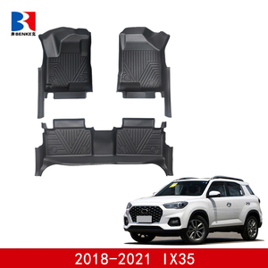 Alfombrillas de coche 5D de caucho 5DTPE ecológicas, impermeables y antideslizantes, personalizadas de fábrica, 3 piezas para Hyundai IX35 2018-2021 - Product Image 2