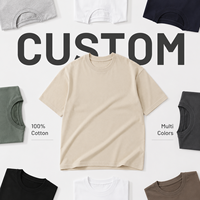 T-shirt en coton jersey uni minimaliste pour homme – Vêtement d'été ample à épaules tombantes – Essentiel et surdimensionné