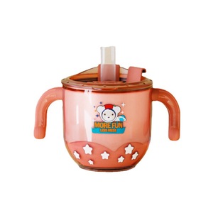 Jiayibaby Children's Stainless Steel Sippy <b>Cup</b> 180ml Double Layer <b>Insulated</b> With Lid And Handle For Toddlers - Product Image 2