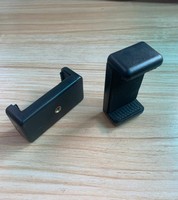 Support de trépied universel pour téléphone portable en plastique, vis 1/4, clip réglable, étanche, rotation à 360 degrés, compatible avec les mobiles