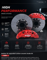 Harga Pabrik Rotora 10 Piston 400mm Carbon Ceramic Big Brake Kit untuk Mercedes E Class S Class W223 Peningkatan Performa Jalanan