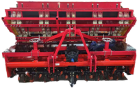 Machine de plantation d'ail à haute efficacité profondeur réglable avec espacement manuel des graines moteur composant de base outil agricole