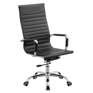 Executive High Back Office <b>Chair</b> Ergonomic Rotating Leather <b>Wing</b> Back Desk Seat for Home Office - Product Image 4