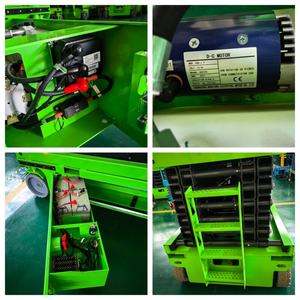 गियर पीएलसी और मोटर कोर घटकों के साथ 4 मीटर-13 मीटर मोबाइल इलेक्ट्रिक कैंची लिफ्ट - Product Image 5