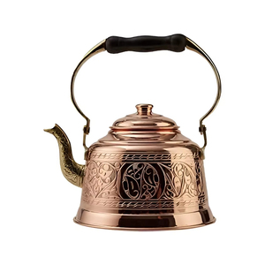 Fournisseur vérifié : Bouilloire de style antique en cuivre, finition traditionnelle arabe, bouilloire artisanale pour la préparation du thé - Product Image 2