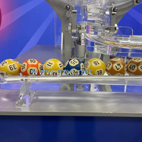 Machine de bingo électronique à 90 boules personnalisée professionnelle 1-49 Machine de loterie hybride mécanique à diffusion en direct TV