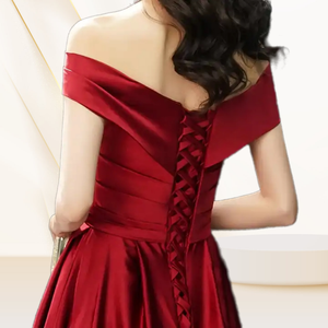 Robes sexy décontractées sans bretelles pour femmes, camisole élégante en satin à désossage, robe corset plissée dos nu pour soirée modeste - Product Image 4