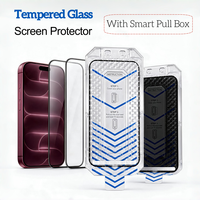 Protection d'écran anti-espionnage et anti-poussière à alignement automatique pour iPhone 18 Pro Max, avec boîte magique d'installation intelligente et film protecteur
