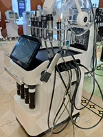 Appareil professionnel de gestion cutanée hydro-oxygène complet pour l'esthétique, machine d'hydratation faciale et de nettoyage des pores