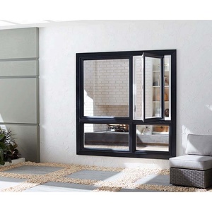 Fenêtre à battant en aluminium à double vitrage avec option de vitrage secondaire insonorisant Rw≥45dB pour appartement urbain et hôtel - Product Image 2
