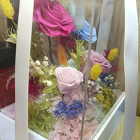 Groothandel Ge conserveerde Rozen Bloemen Doos Kleurrijke Cadeaudoos Decoratie voor Valentijnsdag Moederdag Bruiloft Bulk Leverancier