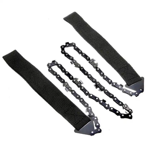 Outdoor Camping Mini Survival Gear Zwart Oranje Sharps Opvouwbare Zak Kettingzaag - Product Image 2