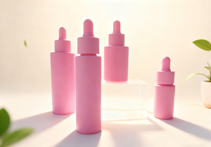 Botellas de Vidrio con Gotero, Coloridas, de Hombro Plano, Recargables, para Aceites Esenciales, Sueros y Cosméticos - Product Image 1