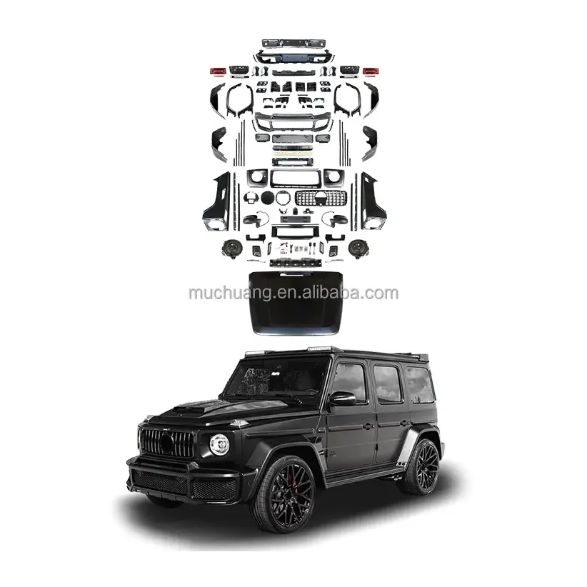 ชุดดัดแปลงและอัปเกรดรถยนต์ใช้ได้กับ Mercedes Benz G-Class W463อัพเกรด W464-Brabus ตู้กว้าง