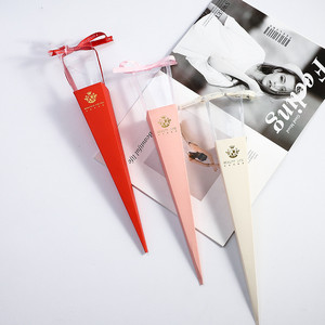 Hộp Đựng Hoa Túi Giấy Gói Bó Hoa Hộp Quà Hình Nón Hoa Hồng Đơn Cho Đám Cưới Ngày Lễ Tình Nhân - Product Image 1