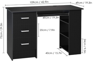 <span class=keywords><strong>Amazon</strong></span> vente Chaude meubles <span class=keywords><strong>bureau</strong></span> <span class=keywords><strong>bureau</strong></span> d'<span class=keywords><strong>ordinateur</strong></span> portable/table pour salle d'étude et salon - Product Image 3