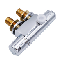 Mitigeurs thermostatiques de bain-douche modernes de NBYT-6122 RV Finition de surface chromée Ensembles de douche et vanne thermostatique