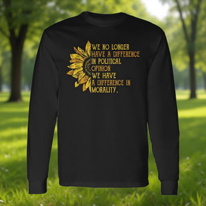 Ya no tenemos diferencia de opinión política, camiseta de manga larga - Product Image 3