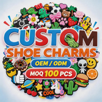 Breloques de chaussures en gros directement de l'usine, à bas prix, durables, pour sabots, amusantes, en PVC