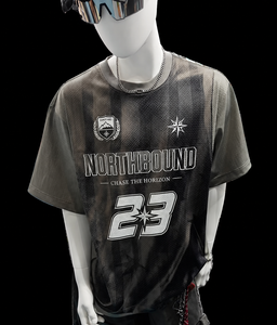 Custom Oversized Vintage Varsity Jersey Shirt Streetwear <b>Retro</b> Team Number Oem Embroidery Mesh Graphic <b>Football</b> Jersey Shirt - Product Image 3