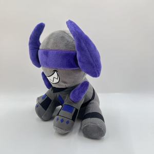 Peluche Banhammer, Toro Morado de Dos Cuernos, Juguete Unisex para Niños de 8 a 13 Años, Regalo - Product Image 2