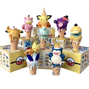 Set de 8 Figuras de Helado de Pokémon de 9-11 cm, Figuras de Acción de PVC, Pikachu, Gengar, Snorlax, Juguetes Coleccionables - Product Image 1